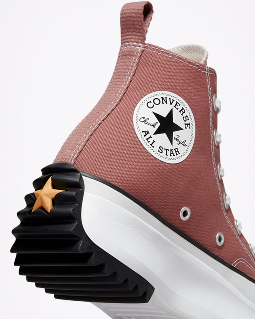 Women's Converse Run Star Hike Seasonal Color High Top Platform Shoes Pink / Black / White | AU 8495EJ